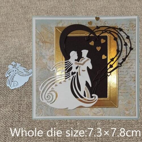 XLDesign Craft Metal Cutting Die cut dies Dancing couple decoration scrapbook Album Paper Card Craft Embossing die cuts