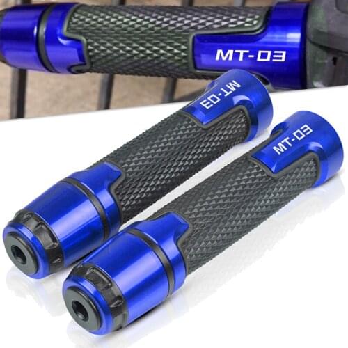 Motorcycle 7/8"22MM Handlebar Hand Grips Handle Bar End FOR Yamaha MT-03 MT03 MT 03 2010 2011 2012 2013 2014 2015 2016 2017 2018