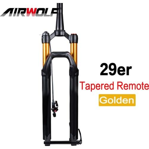 Mtb Fork DH AM Suspension Travel 130mm 29er 27.5'' Tapered Straight Tube Mountain Bike Forks Oil Damping Line Lock Remote Manual