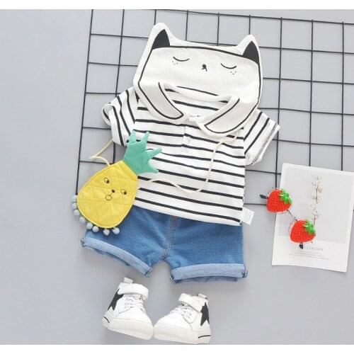 Baby Girls Clothes Summer Casual Toddler Baby Kids Girls 12M-3Year Shirt Tops+Shorts Outfits Clothes 2Pcs/Set