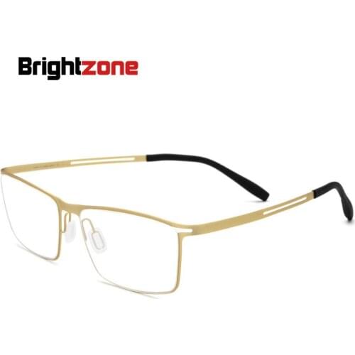 Brightzone 2019 Frame Men Accessories Spectacle Male Vintage Clear Nerd Glasses Titanium Myopic Eye Eyeglasses Eyewear Optometry