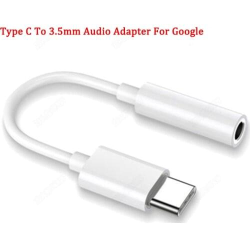 For Google Pixel 5 4 4XL 3XL 2XL 3 2 Earphone Jack Adapter Type-C To 3.5mm DAC Headphone Converter Cable For HTC Samsung S21 S20