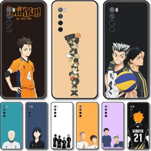 Hot japan anime Phone Case For Huawei Nova 2 3 4 5 6 7 8 SE i E Pro Lite black cell shell
