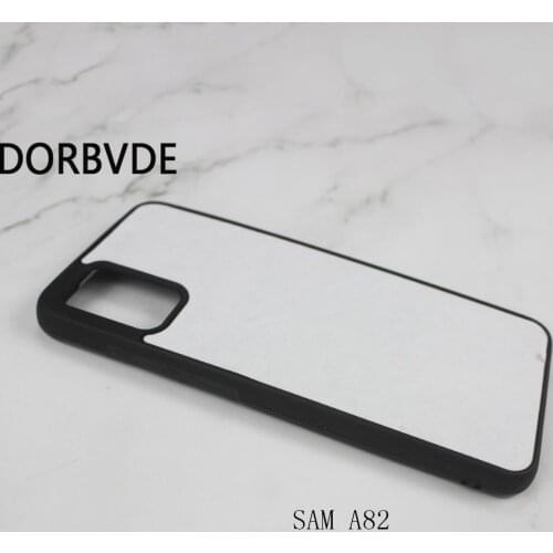 2D Sublimation Blank TPU+PC rubber Case for Samsung A9 2018 A7 2018 with Aluminum Inserts 10pcs/lot