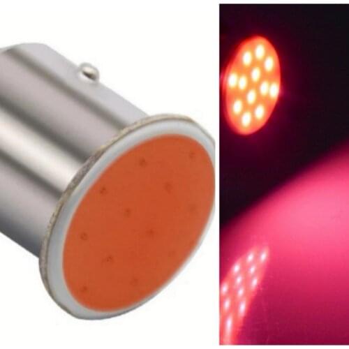 LED Bulb for Turning Light Tail Lamp of Car Truck Motorcycle Dirtbike Motocross BA15S 12V Super Bright Red White Yellow 3 Colors