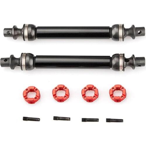 Strengthened Steel Metal Front And Back Drive Shaft With Flange for Axial Capra 1.9 UTB Model Car Accessories