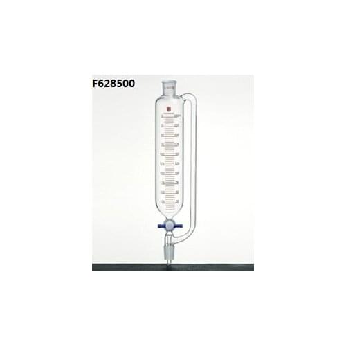 F628500 Funnel, Pressure Equalizing, Capacity:500ml, Joints:29/42, PTFE Stopcock bore:4mm