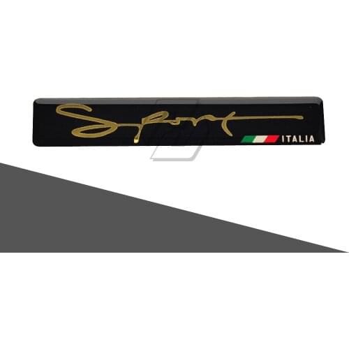 3D Black Motorcycle Tank Decals Italy Sport Italia Stickers Case for Aprilia Ducati Kawasaki Honda Yamaha Vespa