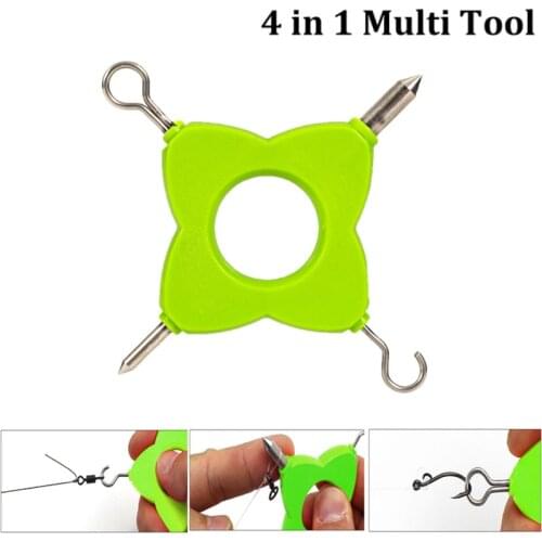4 In 1 fishing carp Knot Multi Puller Tool For Rig Making Method Feeder Fishing Carp Fishing Terminal Tackle Accessories hot