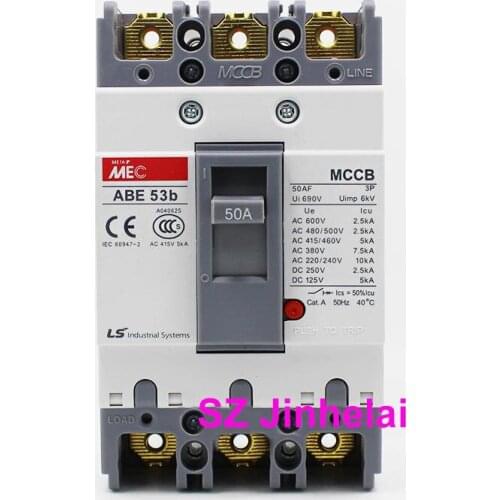 LS ABE-53b Authentic original ABE 53b Molded case circuit breaker ABE53B Air switch 3P 10A/16A/20A/30A/40A/50A