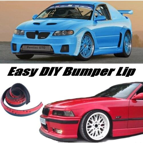 Bumper Lip Deflector Lips For Pontiac GTO 2001~2006 Front Spoiler Skirt For Car Tuning View / Body Kit / Strip