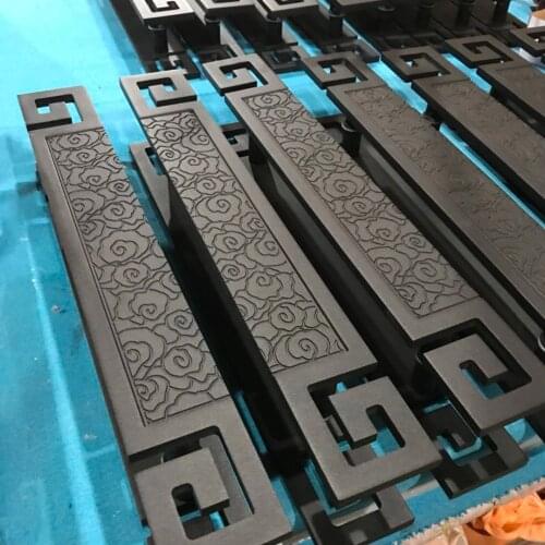 Freeshipping door handle 201 stainless steel Baking paint in black