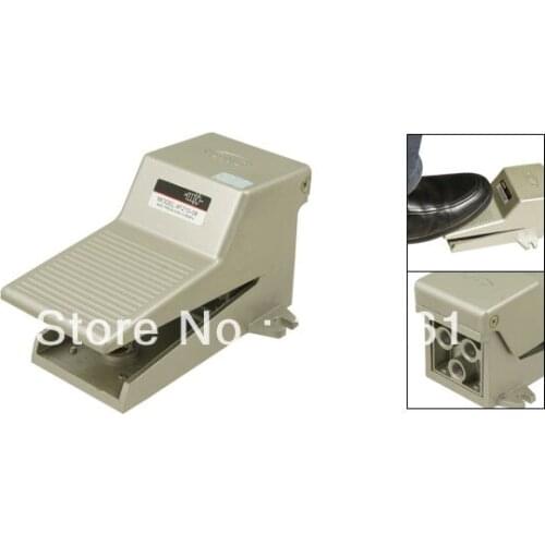 Free Shipping High Quality 4F210-08L 1/4" Inlet Outlet Port 5 Way 2 Position Air Pneumatic Foot Pedal Valve with Lock
