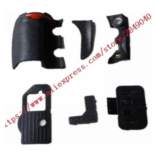 A Unit of 6 Pieces for Nikon D700 Grip Rubber Unit USB Rubber With Adhesive Tape
