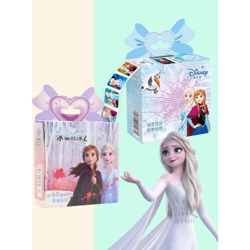 Disney Frozen 2 Elsa Anna Removable Stickers Princess Scrapbooking For Kids Diary Notebook Decoration Toy Reward Sticker