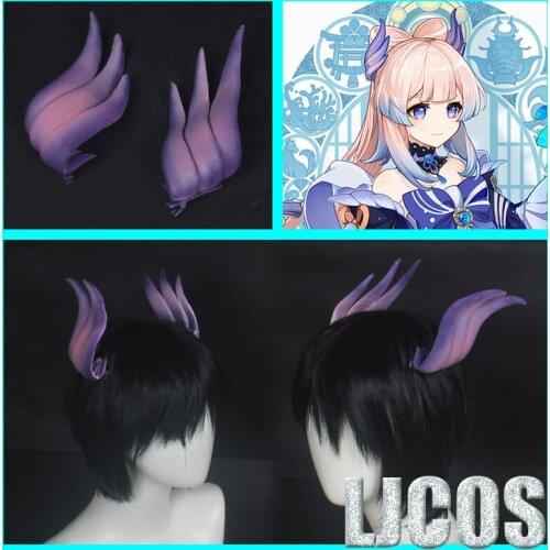 Game Genshin Impact Sangonomiya Kokomi Headwear for Game Party Costume Prop Accessories Halloween Carnival Party