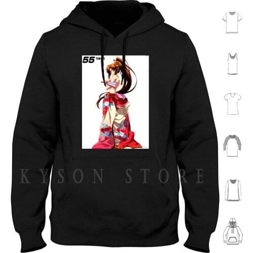 Mai Shiranui #11 Hoodie long sleeve Cotton Sexy Hentai Ecchi Echi Erotic Lewd Tits Titties Boob Boobs Oppai
