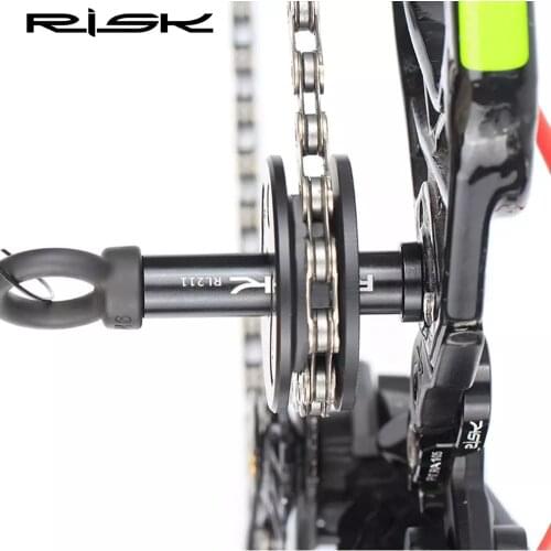 Bike Chain Clean Keeper Tool With Quick Release Lever For Barrel/12mm Bucket Shaft Frame Bicycle Chain Washing Holder