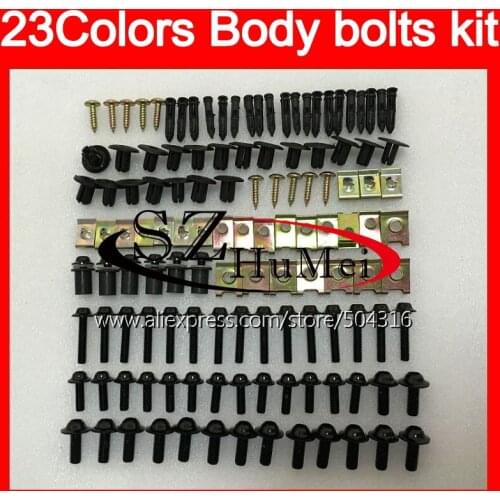 Fairing bolts full screw kit For KAWASAKI NINJA ZZR400 00 02 03 ZZR 400 ZZR 600 ZZR600 04 05 06 07 Windscreen bolt screws Nuts