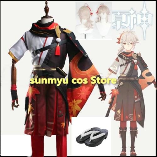 CUSTOM SIZE Game Genshin Impact Kaedehara Kazuha Cosplay Costume