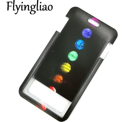 Colorful Moon Space Art Cartoon Anime Fashion Lanyards Bus ID Name Work Card Holder Accessories Decorations Kids Gifts