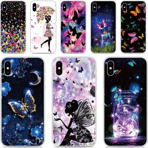 Butterfly Fairy Phone Case For UMIDIGI Bison GT A7S A3X A3S A3 A5 S3 A7 S5 A9 Pro F2 F1 Play Power 3 X One TPU Soft Cover