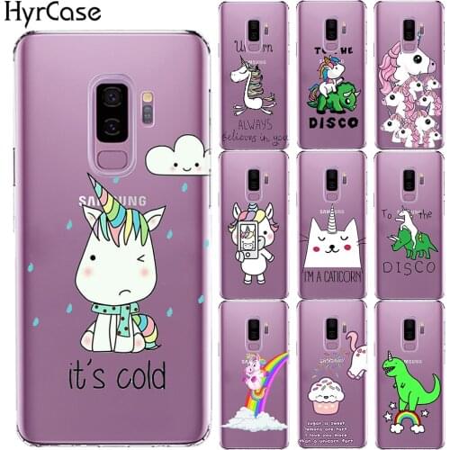 Cartoon Hippo Unicorn Horse Soft TPU Case Cover For Coque Samsung Galaxy S10 S20 Plus Ultra S5 Mini S6 S7 Edge S8 S9 Plus S10E