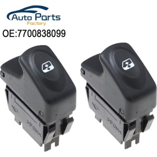 New 5 Pins Passenger Window Switch Control Button For Renault Clio MK2 1998-2006 7700838099 Car Accessories