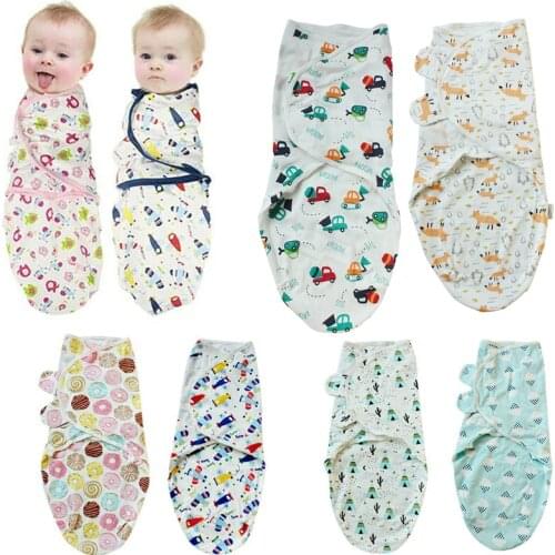 1 Pcs 0-6M Newborn Baby Swaddle Wrap Pure Cotton Soft Infant Newborn Baby Sleeping Bag & Swaddling Wrap Blanket Sleepsack
