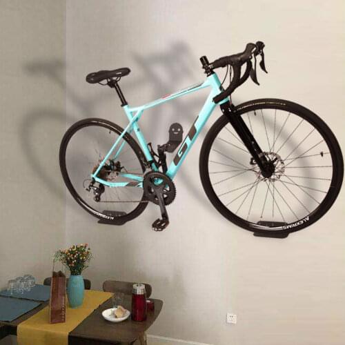 Hanging Bicycle Holder Bracket Storage Bike Wall Mount Stand Perfect Space Saving Tool Bicycle Rack Wall Mounted Hanger Holders