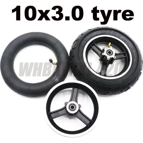 80 / 65-6 TUOVT Tire for 10 Inch Folding Electric Scooter ZERO 10X Dualtron KUGOO M4 Thickened Widened 10x 3.0 Tire Inner Tube
