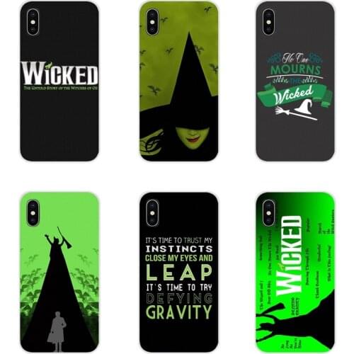 Silicone Shell Cases For Huawei G7 G8 P8 P9 P10 P20 P30 Lite Mini Pro P Smart Plus 2017 2018 2019 Broadway Musical Wicked Lyrics