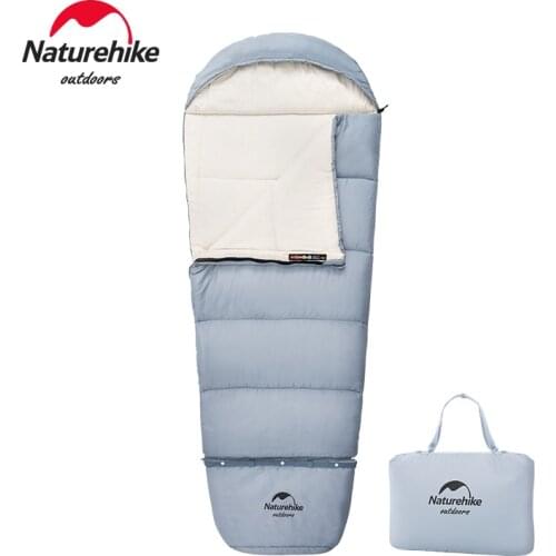 Naturehike Outdoor Children Sleeping Bags Ultralight Cotton Mummy Sleeping Bga Extend For Camping Hiking Travel NH21MSD01