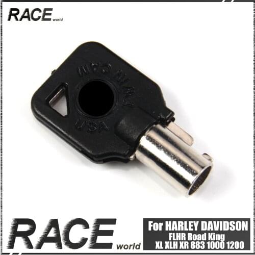 Motorcycle Uncut Blade Blank Key Embryo For HARLEY DAVIDSON FLHR Road King XL XLH XR 883 1000 1200 Replacement Accessories