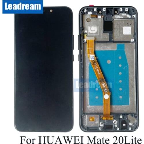 5Pcs AMOLED LCD Display with Frame Replacement for Huawei Mate 20 Lite LCD Touch Screen Digitizer Assembly