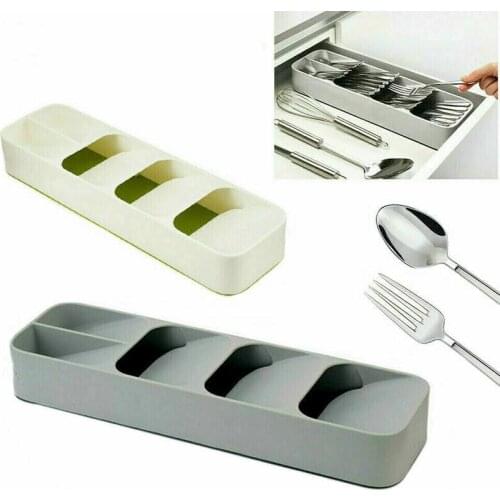 1 Pcs Kitchen Drawer Storage Box Tray Fork Rack Cutlery Storage Fork Spoon Tableware Tableware Storage Fork Spoon Kitchen Tools