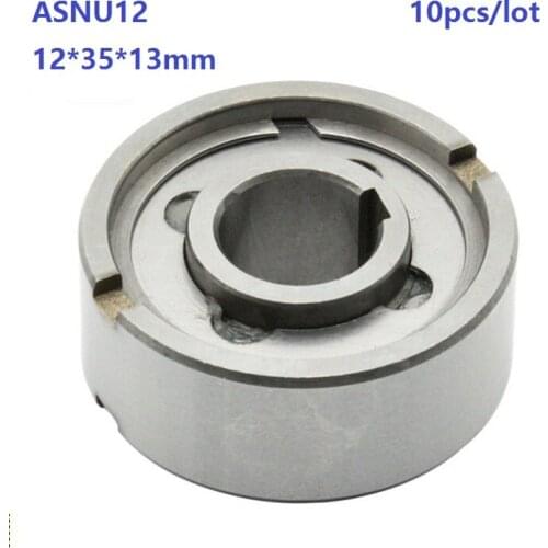 10pcs/lot ASNU12 NFS12 12×35×13mm One Way Clutch Roller Type Bearings Sprag Freewheel Backstop 12*35*13mm