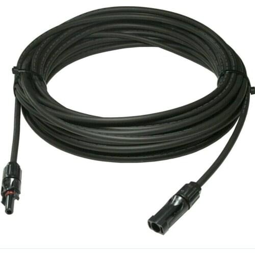 50 Pcs /Lot 4mm2 , 4 Meter Solar PV Extension Cable For Solar Panel With Male and Female Connector LJ0166