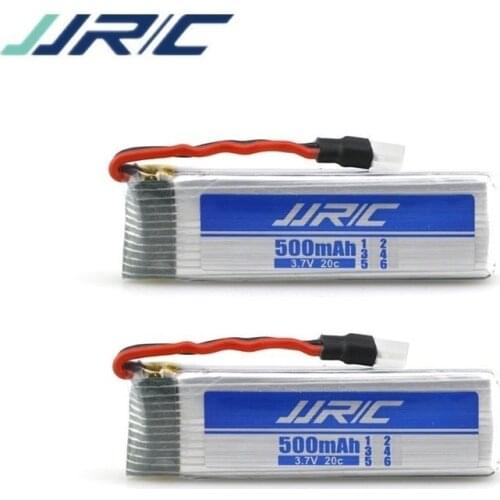 Original 500mAh 3.7V li-po battery for JJRC H37 V966 V977 T37 X20 U815A U818 RC Quacopter Spare Parts Accessories 701855 2Pcs