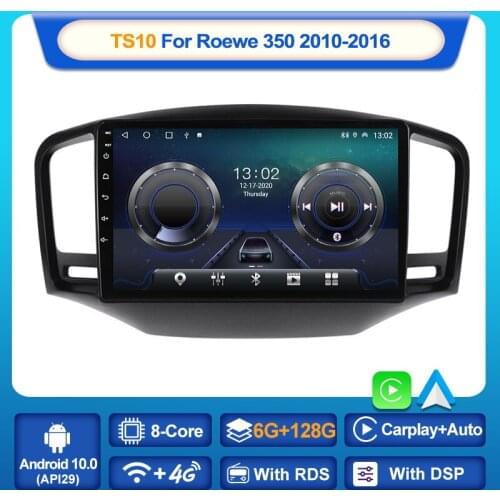 MEKEDE 6+128GB 4G LTE Android 10 Autoradio Car Multimedia video player For Roewe 350 2010-2016 voice control Carplay AUTO 8-Core