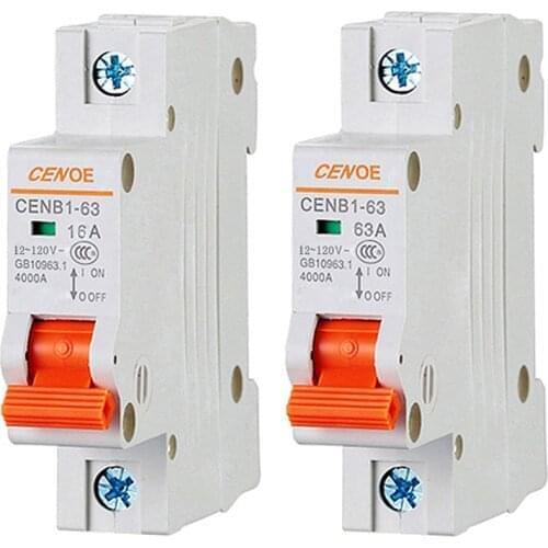 Superior quality battery car circuit breaker DC breaker with most ideal overload and short circuit protection 63A 50A 40A 120V