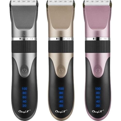 Professional Hair Trimmer Cordless Portable Hair Cutting Machine Rechargeable Low Noise Cutter For Adult Barber Hair Clipper