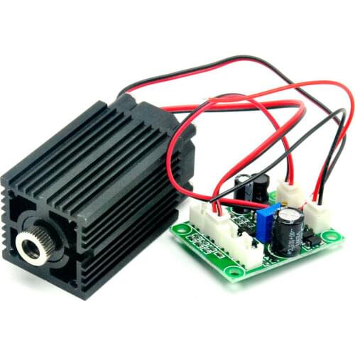Focusable 650nm 100mW Red Cross Laser Module Long Time Working w/12V Adapter&Fan