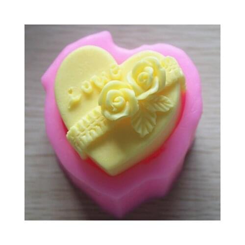 Soap mold/handmade soap mold/silicone mold/soap die/candle die love roses