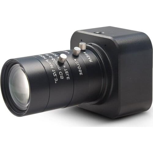 HD USB Camera 4K 30fps Live Lens 5-50mm Built-in Microphone Webcam UVC Industry Free Drive Compatible Windows Mac OS X Linux