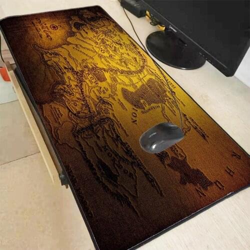 XGZ Gaming Mouse Pad Large Mouse Pad Gamer Big Mouse Mat Computer Mousepad Rubber World Map Mause Pad Game Keyboard Desk Mat XXL