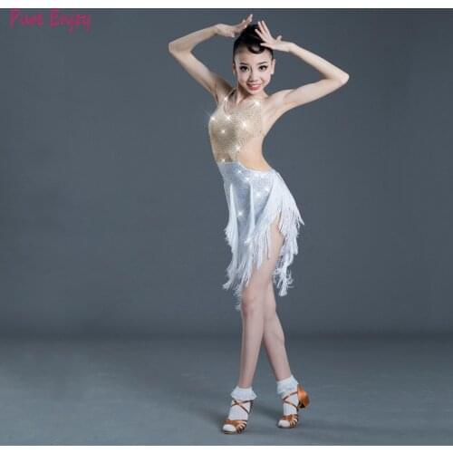 Customized Latin dance clothing competition performance clothing high-end sexy professional women Latin dance fringed dress