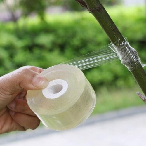 2CM Wide PVC Fruit Tree Grafting Tape Wrapping Film Self-adhesive Film Wrapping Stretchable Gardening Tape For Graft Trees