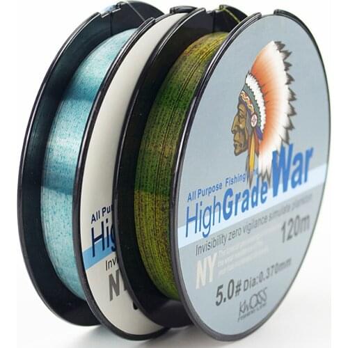 120m Invisible Nylon Fishing Line Thread Speckle Line Super Strong Fishing Line Spotted Line Bass Carp Fishing Line pesca