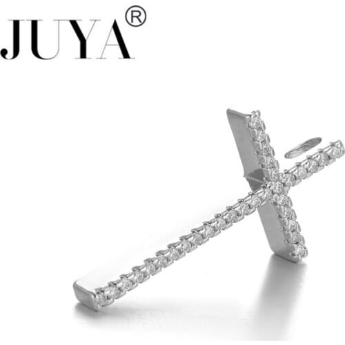 Hot Trendy Jewelry Bijoux Zircon Crosses Charms For Pendant/Necklaces Diy Micro Pave Copper Clasps Jewelry Berloque Accessories